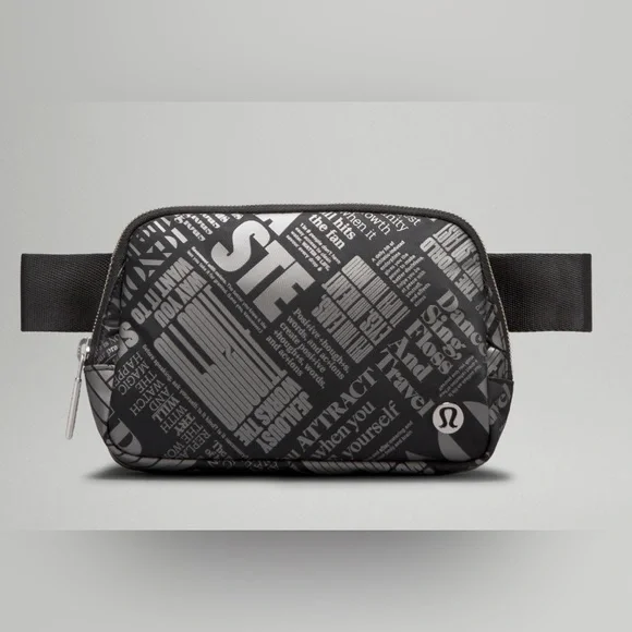 Nuit tags everywhere, belt bag, manifesto, print 1L BLK/SLVR LU9BGXS CODE 35 - Picture 2 of 6